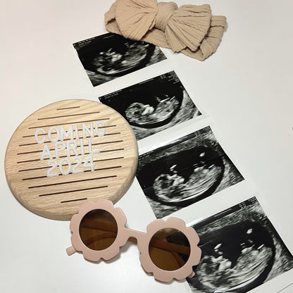 Round Wooden Letter Board