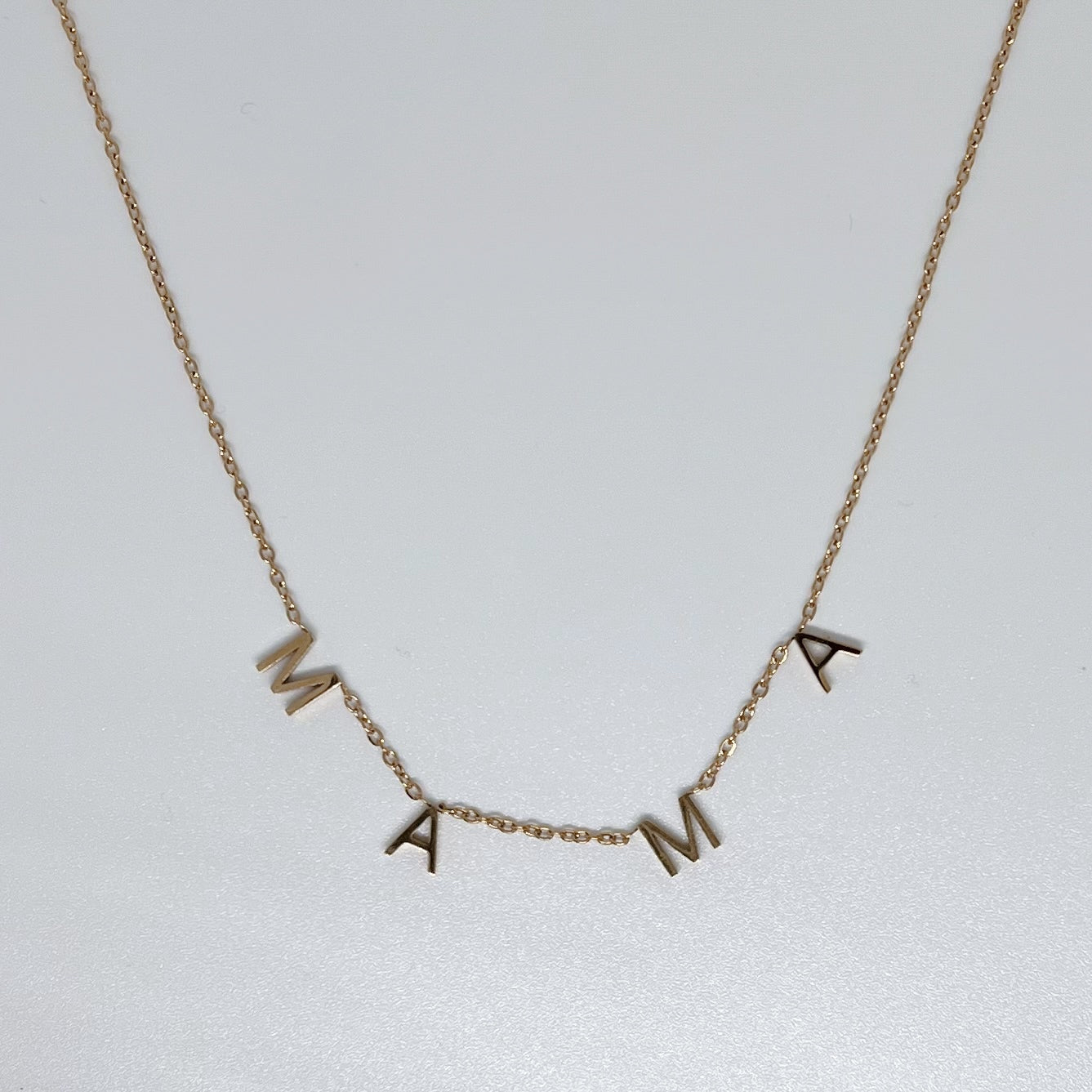 Spaced M A M A Necklace