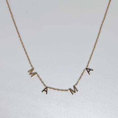 Spaced M A M A Necklace