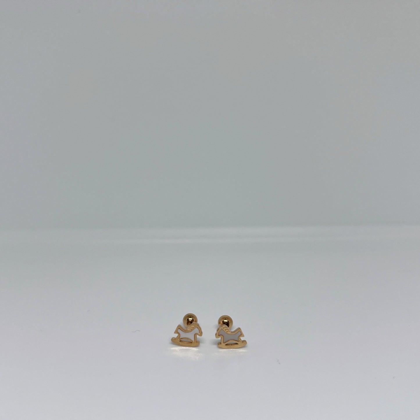 Rocking Horse Earrings - 18k Gold Plated